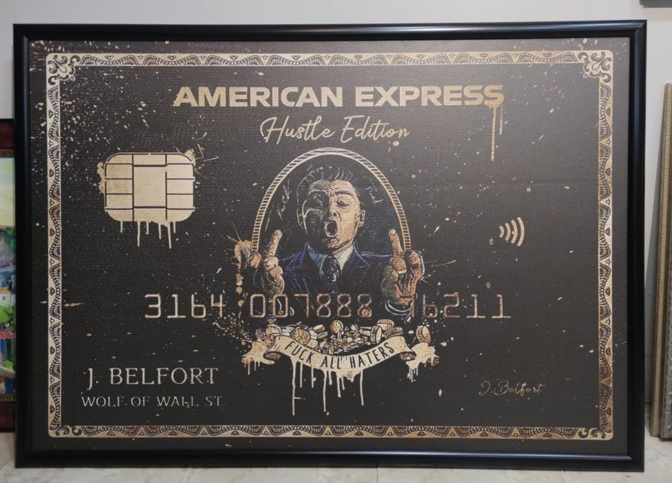 Dizajn luksoz "American Express Hustle Edition" me figurë të frymëzuar nga Ujku i Wall Street 