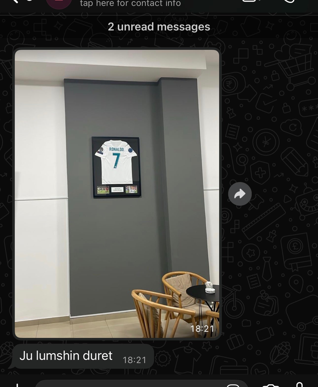 Custom football jersey frame with premium glass and player photos