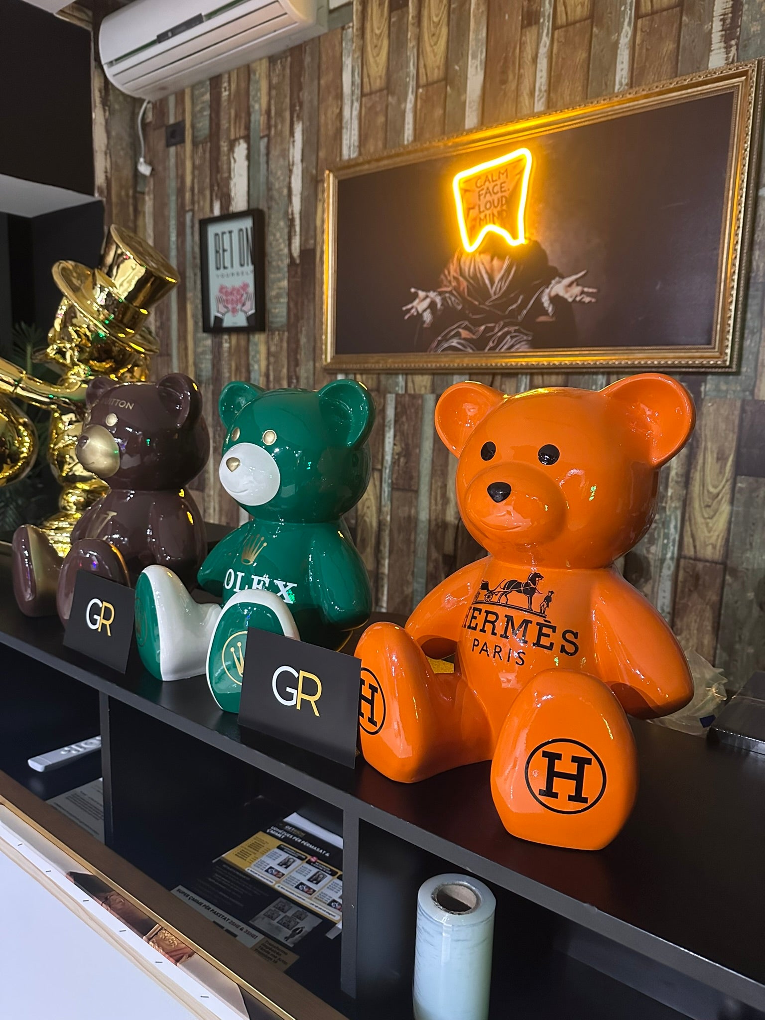 Luxury bear statue collection by GETRICH