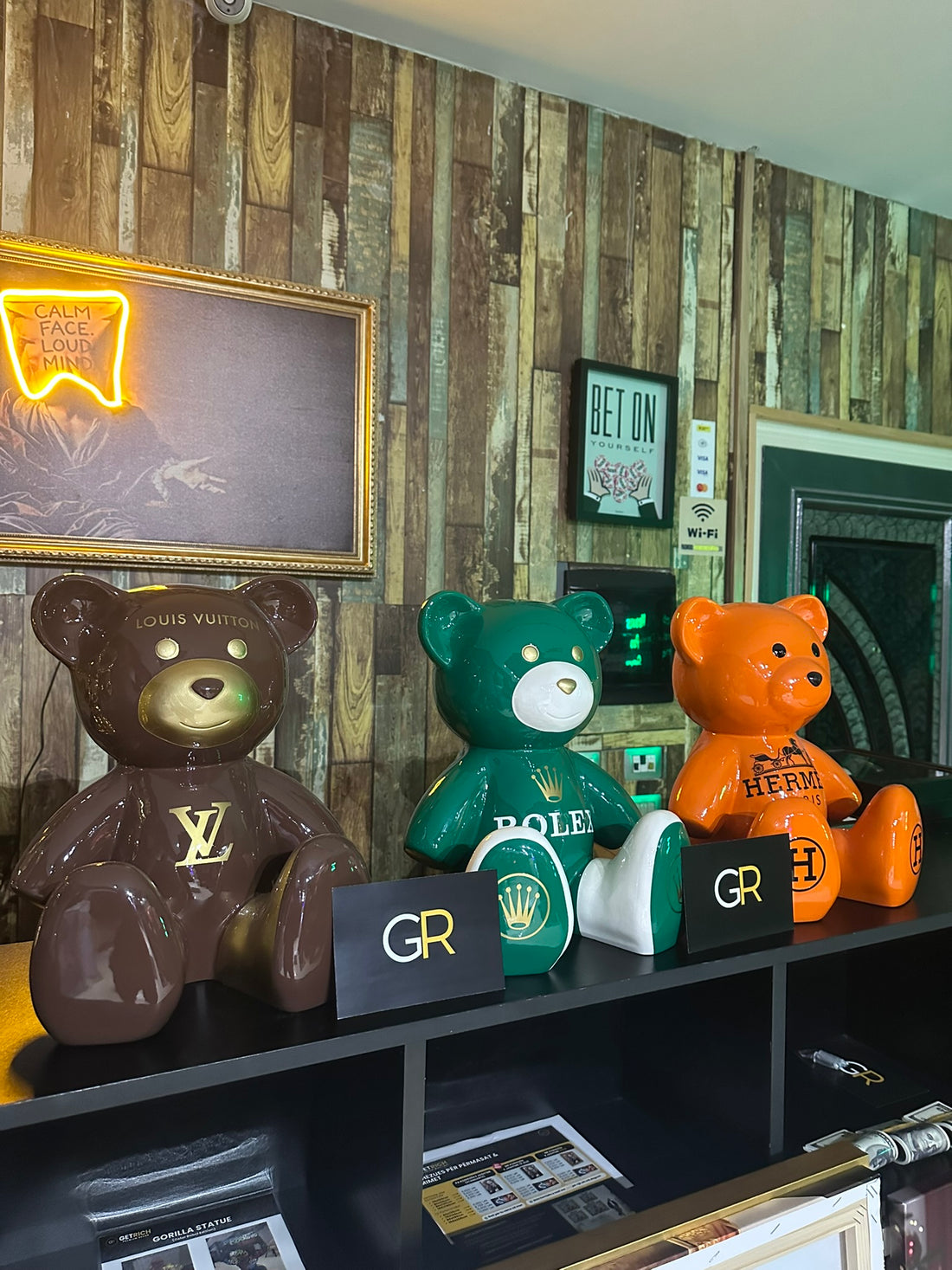 Luxury bear statue collection by GETRICH