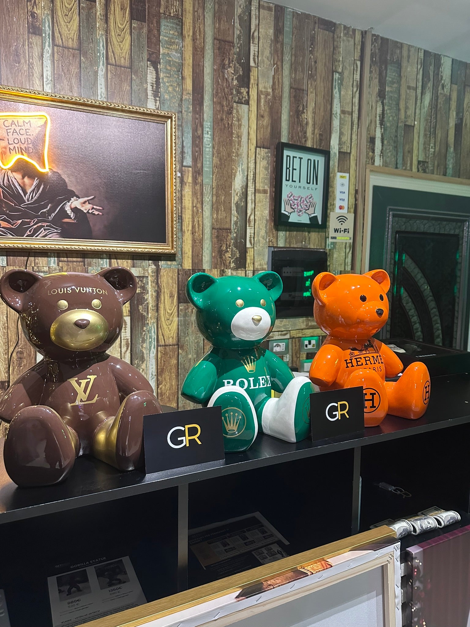 Luxury bear statue collection by GETRICH