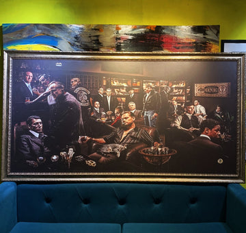 Panorame luksoze "Mafia Legends" me personazhe ikonike nga filmat mafiozë – foto reale nga showroom-i GETRICH