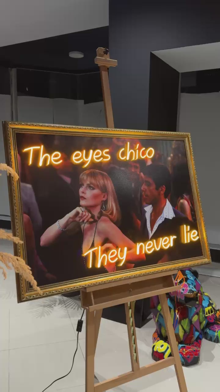 The Eyes Never Lie Neon