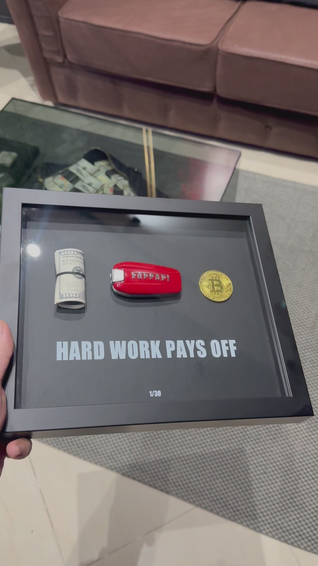 Hard Work Pays Off Frame